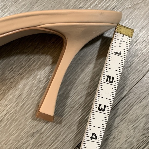 Steve Madden Nude Rhinestone Slip-On Heeled Sandals size 11 - Picture 9 of 9